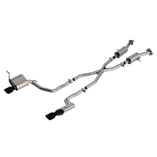 Borla Borla 140835BC S-Type Cat-Back Exhaust Systems B25-140835BC